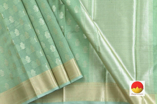 Banarasi Silk Cotton - Handwoven Saree - Antique Zari - PSC 1043 - Archives - Silk Cotton - Panjavarnam
