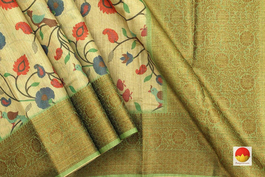 Banarasi Silk Cotton - Handwoven Saree - PSC 1024 - Archives - Silk Cotton - Panjavarnam