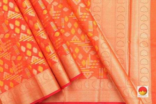 Banarasi Silk Cotton - Handwoven Saree - PSC 1047 - Archives - Silk Cotton - Panjavarnam