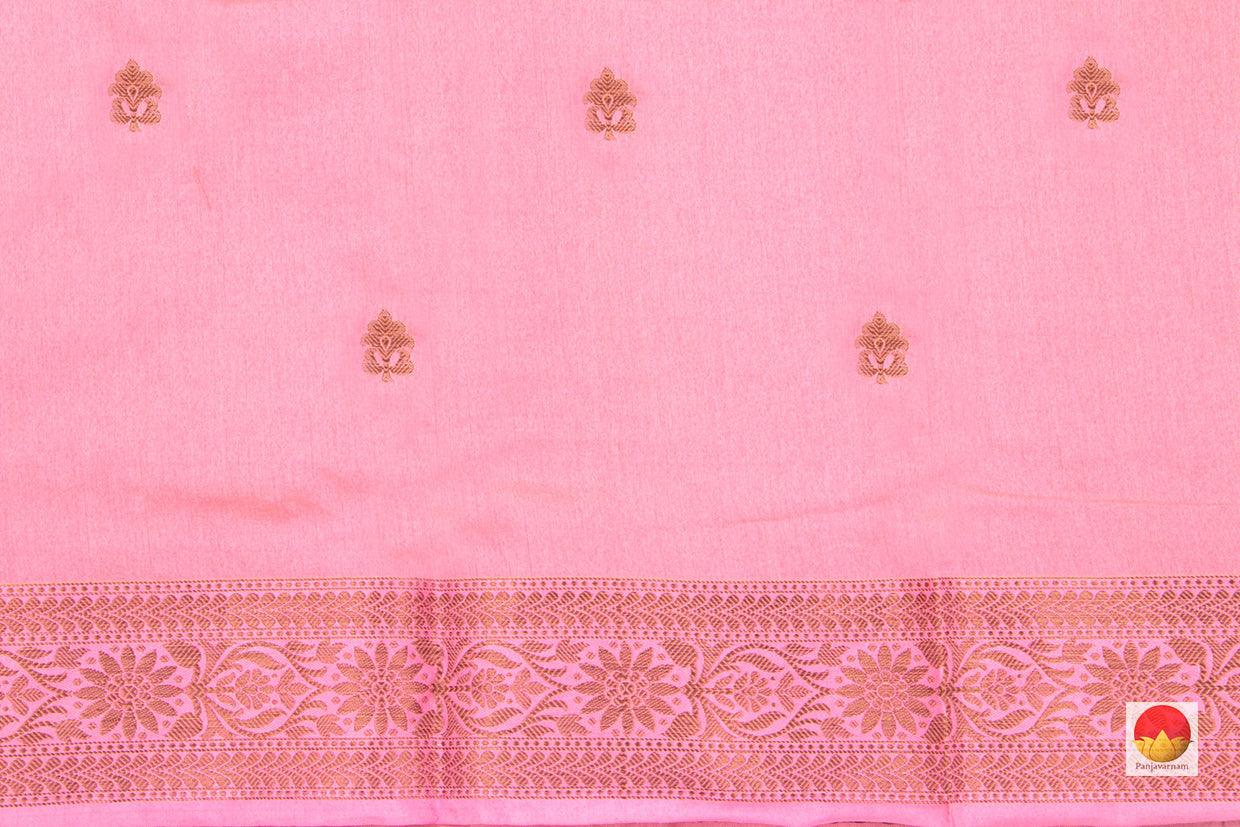 Banarasi Silk Cotton Saree - Handwoven - Antique Zari - PSC 1102 - Silk Cotton - Panjavarnam