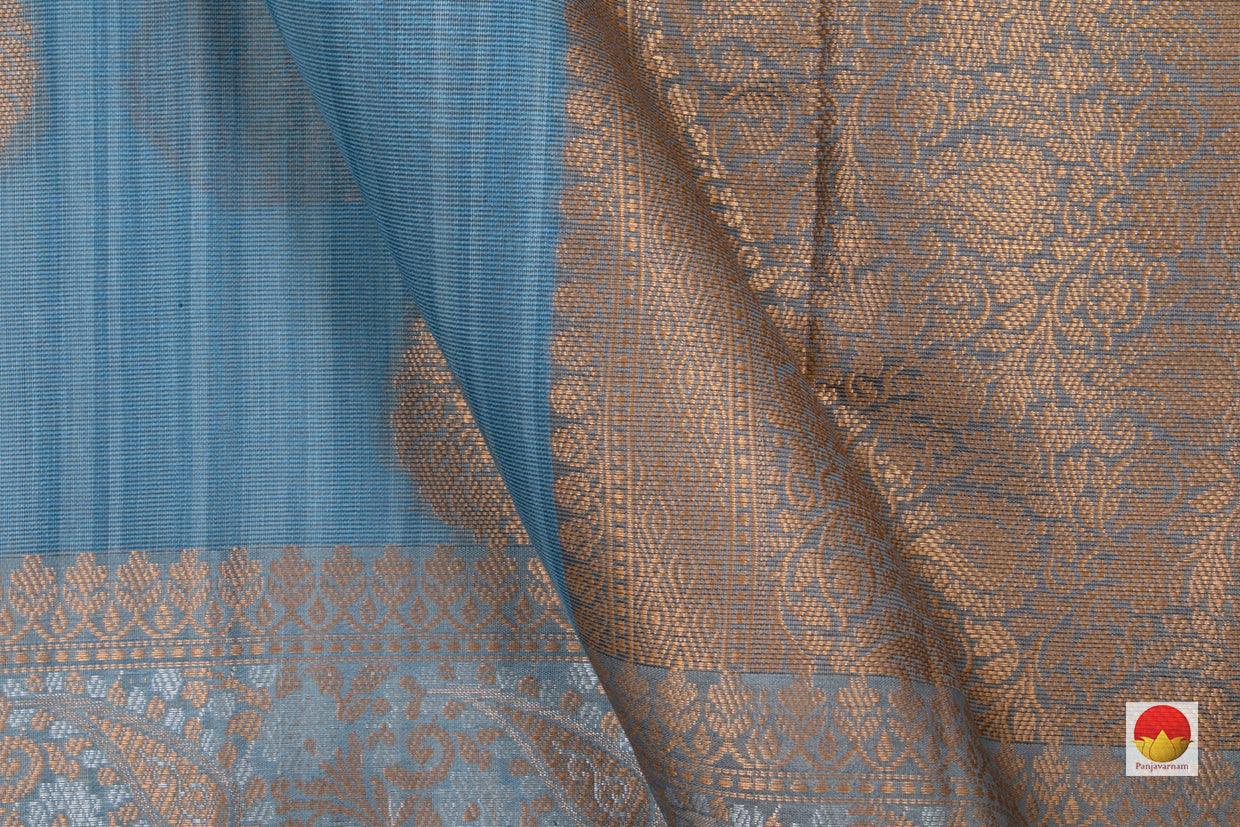 Banarasi Silk Cotton Saree - Handwoven - Antique Zari - PSC 1116 - Archives - Silk Cotton - Panjavarnam