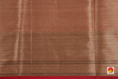 Banarasi Silk Cotton Saree - Handwoven - Antique Zari - PSC 1120 - Silk Cotton - Panjavarnam