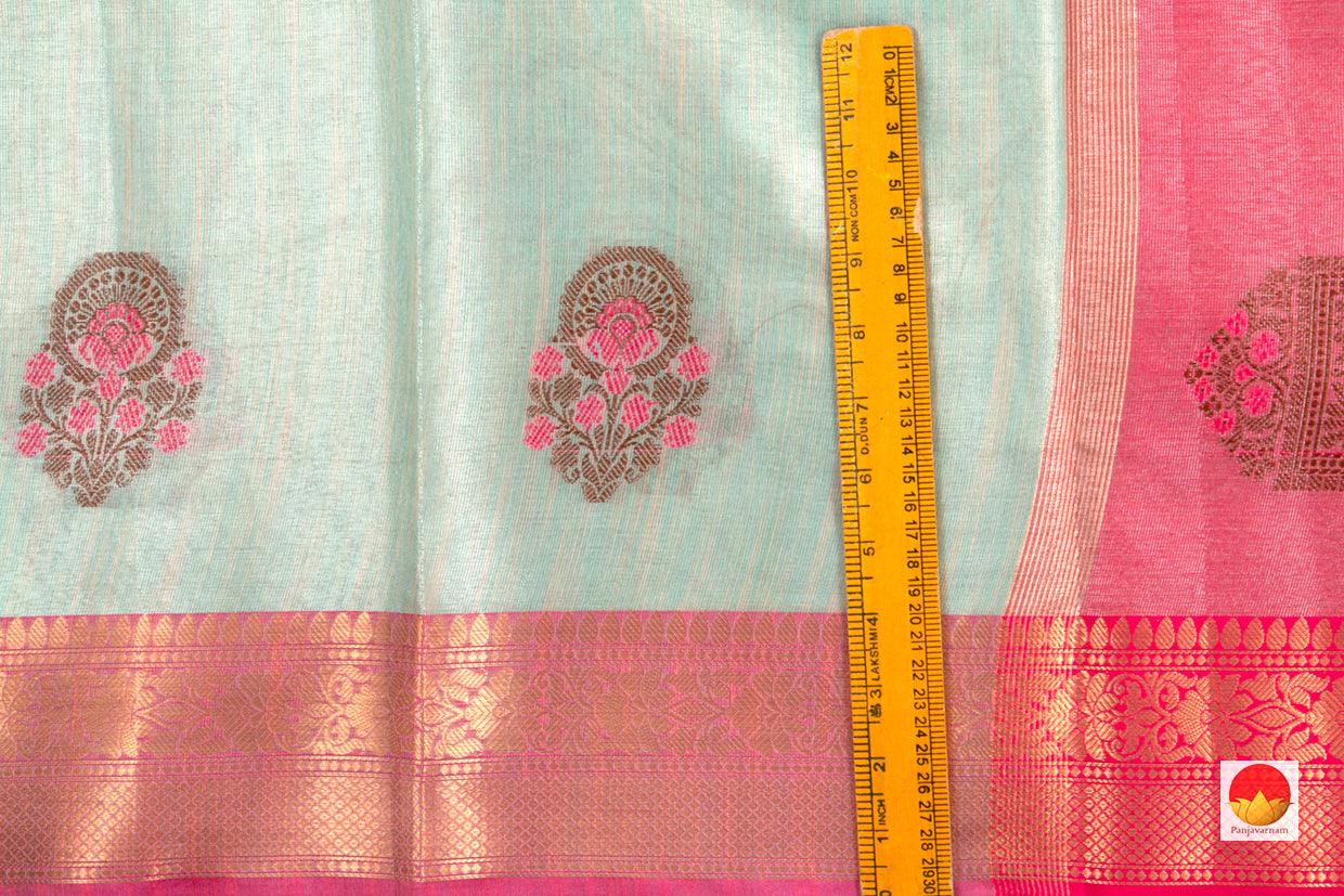 Banarasi Silk Cotton Saree - Handwoven - Antique Zari - PSC 1131 - Archives - Silk Cotton - Panjavarnam