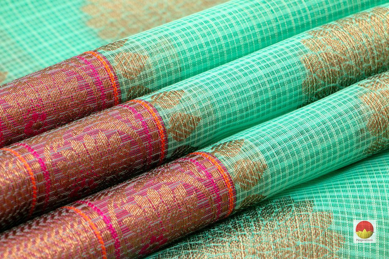 Banarasi Silk Cotton Saree - Handwoven - Antique Zari - PSC 1142 - Silk Cotton - Panjavarnam