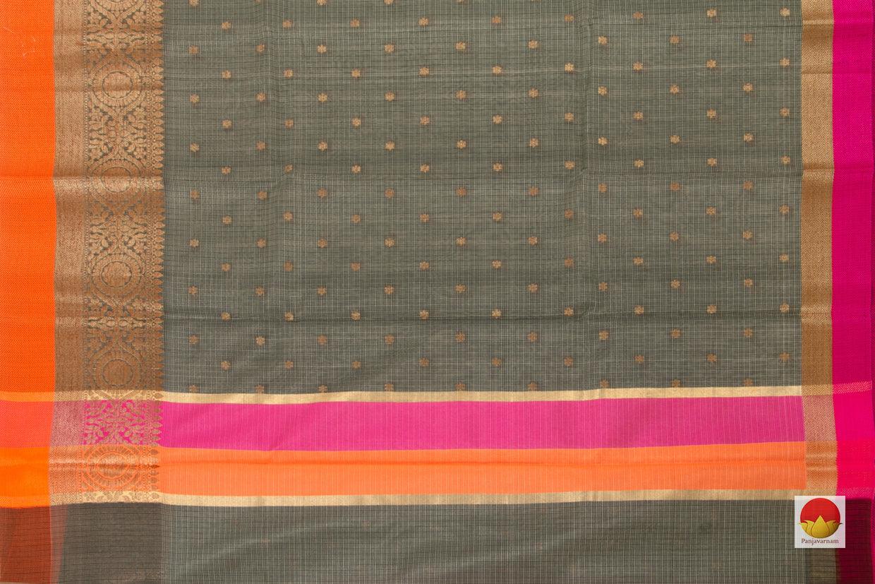 Banarasi Silk Cotton Saree - Handwoven - Antique Zari - PSC 1147 - Archives - Silk Cotton - Panjavarnam