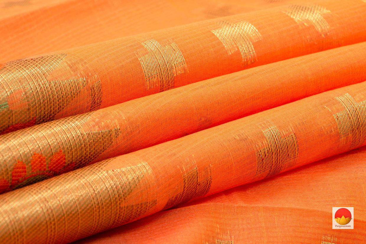 Banarasi Silk Cotton Saree - Handwoven - Antique Zari - PSC 1150 - Silk Cotton - Panjavarnam