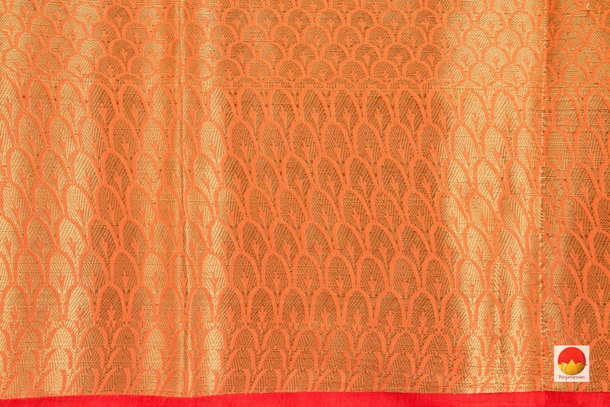 Banarasi Silk Cotton Saree - Handwoven - Antique Zari - PSC 1150 - Silk Cotton - Panjavarnam