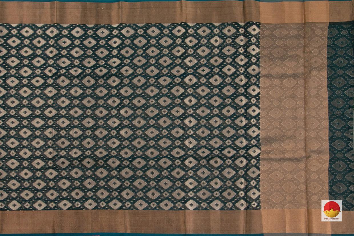 Banarasi Silk Cotton Saree - Handwoven - Antique Zari - PSC 1152 - Silk Cotton - Panjavarnam