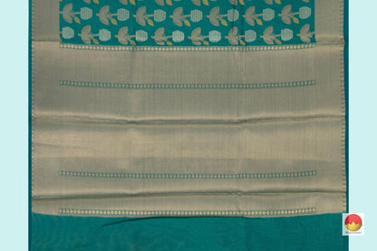 Banarasi Silk Cotton Saree - Handwoven - Antique Zari - PSC 1159 - Silk Cotton - Panjavarnam