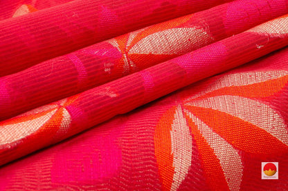 Banarasi Silk Cotton Saree - Handwoven - Antique Zari - PSC 1163 - Archives - Silk Cotton - Panjavarnam