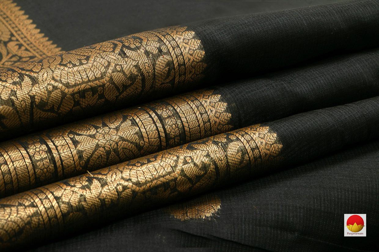 Banarasi Silk Cotton Saree - Handwoven - Antique Zari - PSC 1167 - Archives - Silk Cotton - Panjavarnam