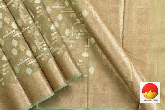 Banarasi Silk Cotton Saree - Handwoven - PSC 1004 - Archives - Silk Cotton - Panjavarnam