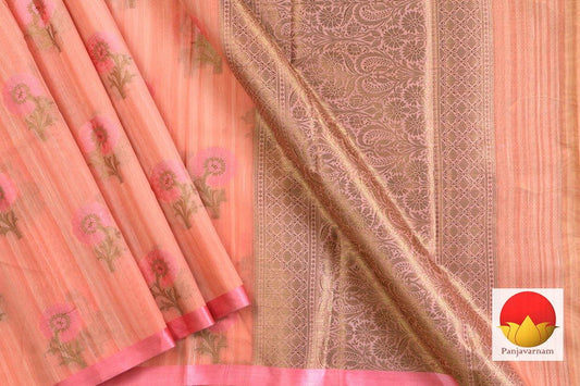 Banarasi Silk Cotton Saree - Handwoven - PSC 1005 - Archives - Silk Cotton - Panjavarnam