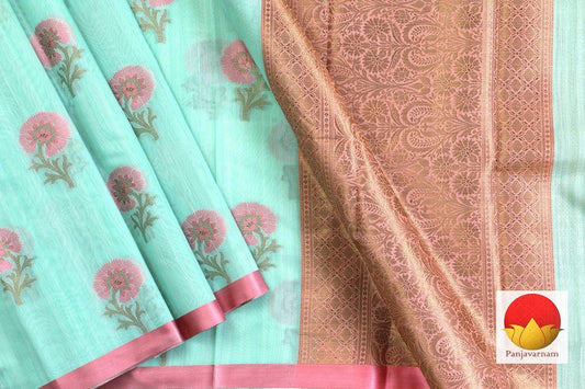 Banarasi Silk Cotton Saree - Handwoven - PSC 1012 - Archives - Silk Cotton - Panjavarnam