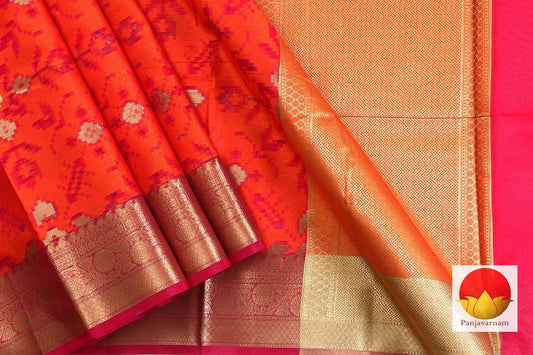 Banarasi Silk Cotton Saree - Handwoven - PSC 1013 - Archives - Silk Cotton - Panjavarnam