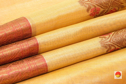 Banarasi Silk Cotton Saree - Handwoven - PSC 1174 A - Silk Cotton - Panjavarnam