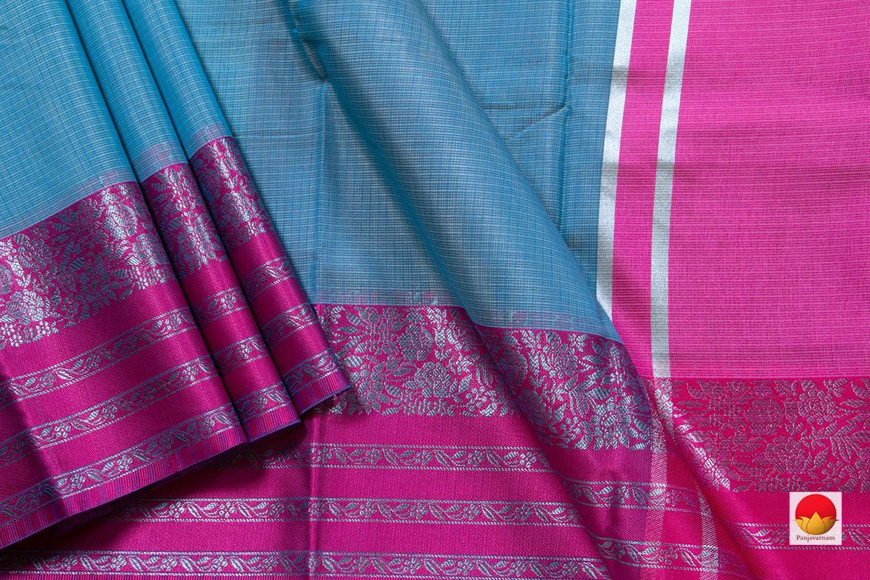 Banarasi Silk Cotton Saree - Handwoven - PSC 1200 - Silk Cotton - Panjavarnam