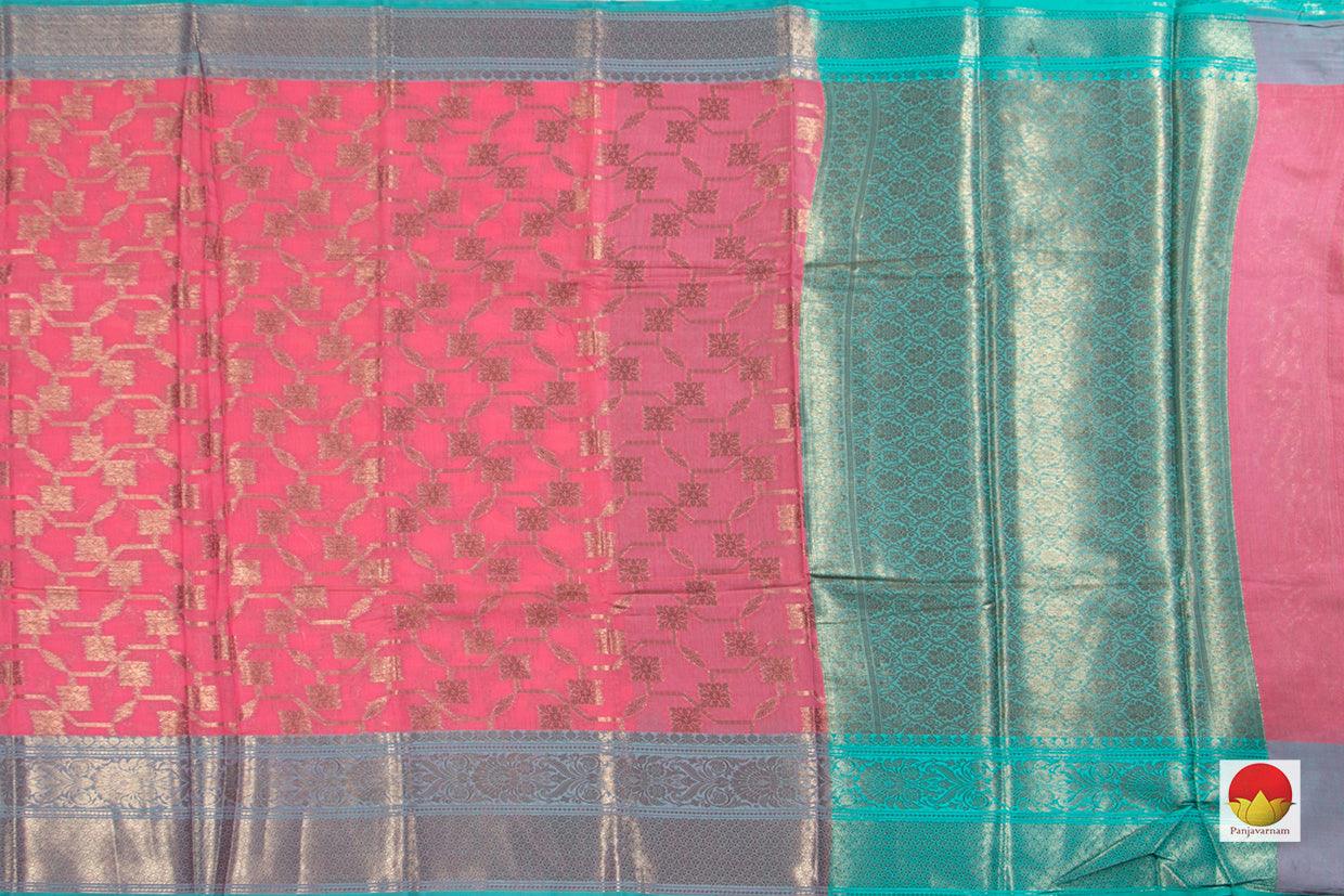 Banarasi Silk Cotton Saree - Handwoven - PSC 1201 - Silk Cotton - Panjavarnam
