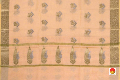 Banarasi Silk Cotton Saree - Handwoven - PSC 1204 - Silk Cotton - Panjavarnam
