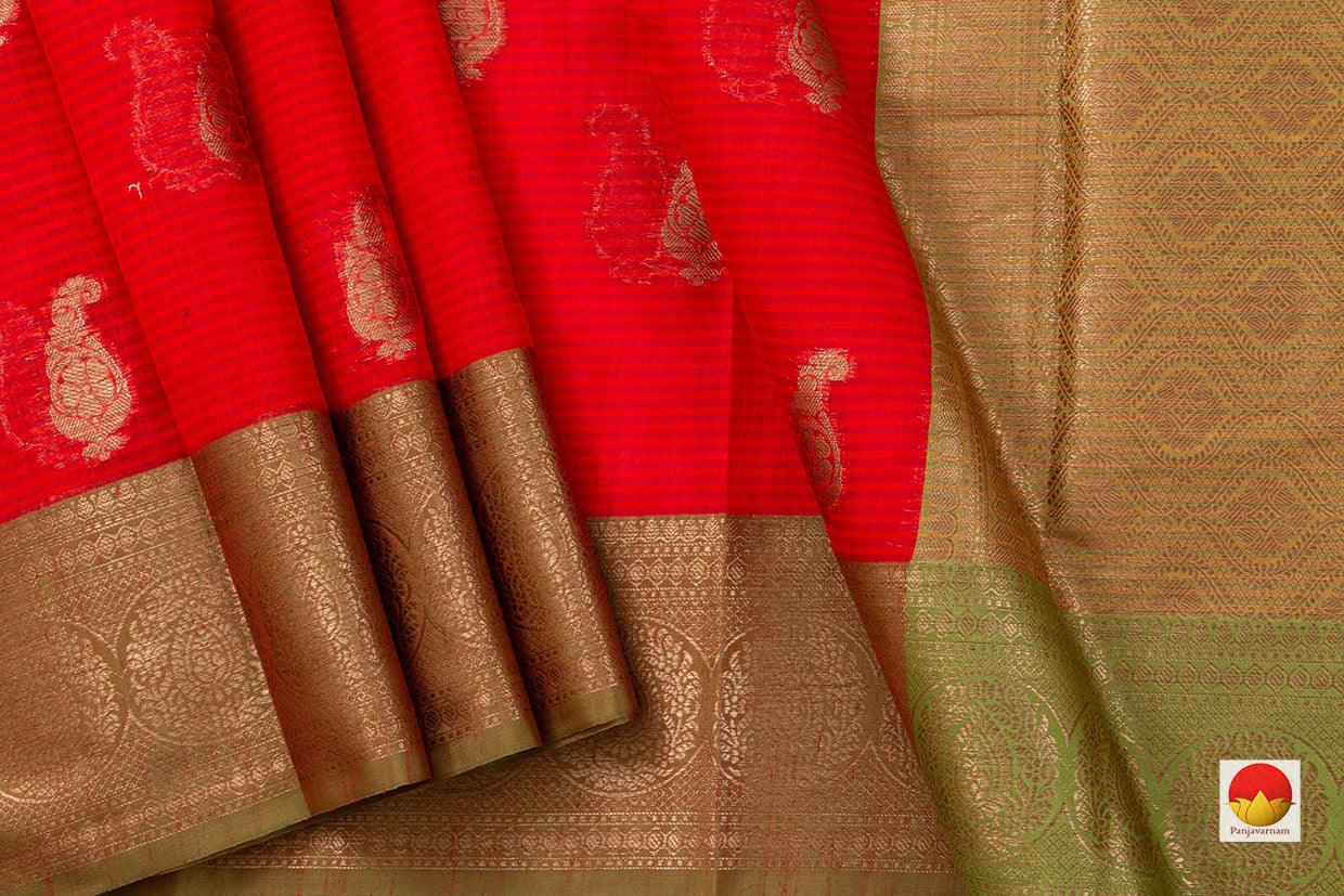 Banarasi Silk Cotton Saree - Handwoven - PSC 1244 - Silk Cotton - Panjavarnam