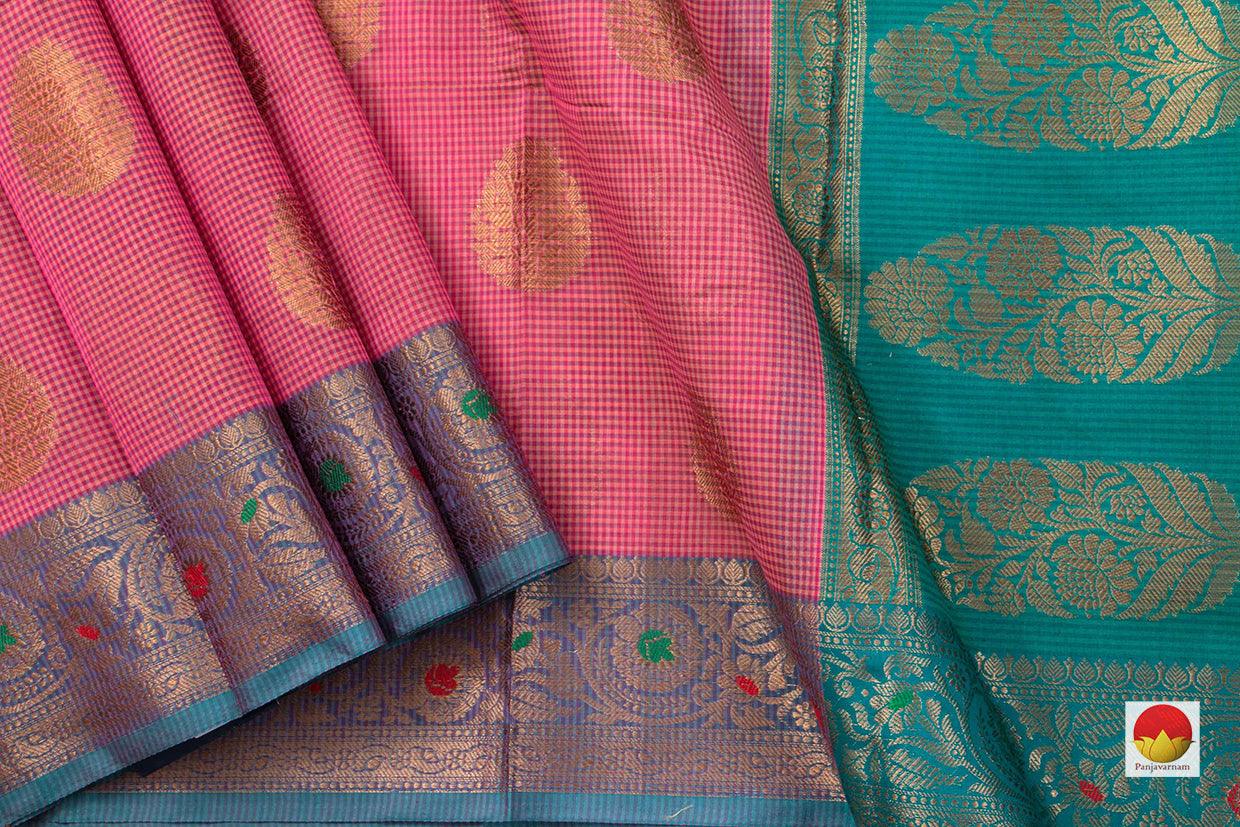 Banarasi Silk Cotton Saree - Handwoven - PSC 1254 - Silk Cotton - Panjavarnam