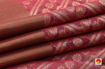 Banarasi Silk Cotton Saree - Handwoven - PSC 1257 - Silk Cotton - Panjavarnam