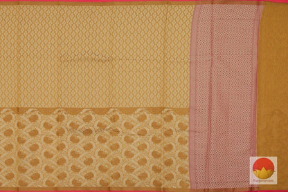 Banarasi Silk Cotton Saree - Handwoven - PSC 940 - Silk Cotton - Panjavarnam