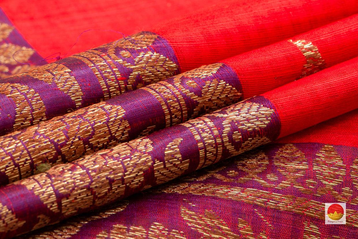 Banarasi Silk Saree - Handwoven - Matka Silk - PM 259 - Archives - Banarasi Silk - Panjavarnam
