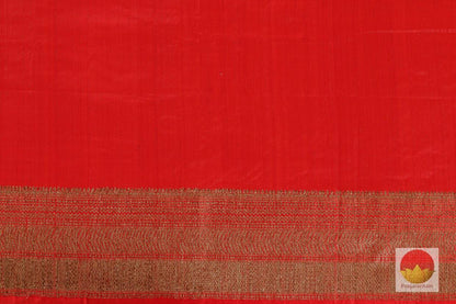 Banarasi Silk Saree - Handwoven Pure Silk - PB 118 - Archives - Banarasi Silk - Panjavarnam