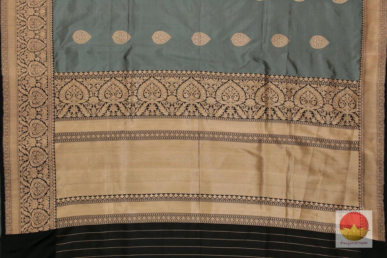Banarasi Silk Saree - Handwoven Pure Silk - PB 119 - Banarasi Silk - Panjavarnam
