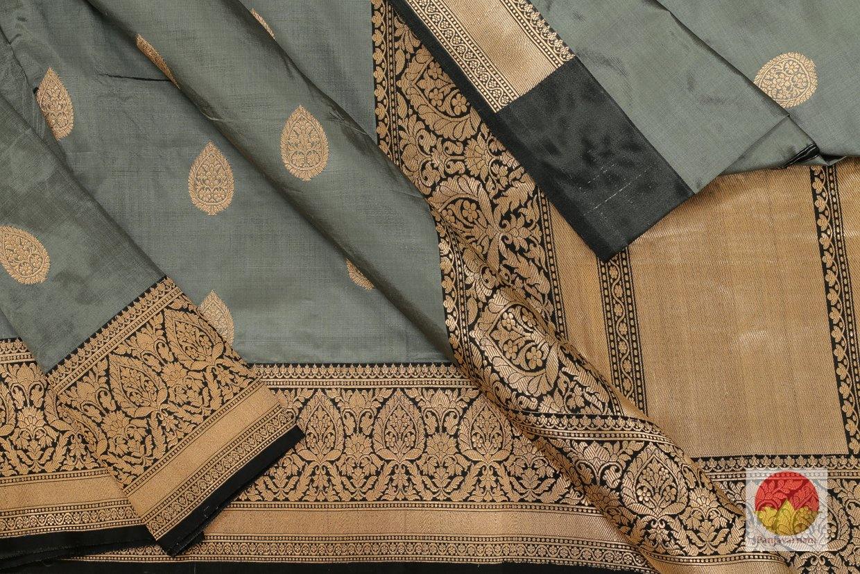 Banarasi Silk Saree - Handwoven Pure Silk - PB 119 - Banarasi Silk - Panjavarnam PB 119