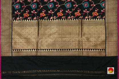 Banarasi Silk Saree - Handwoven Pure Silk - PB 220 - Archives - Banarasi Silk - Panjavarnam