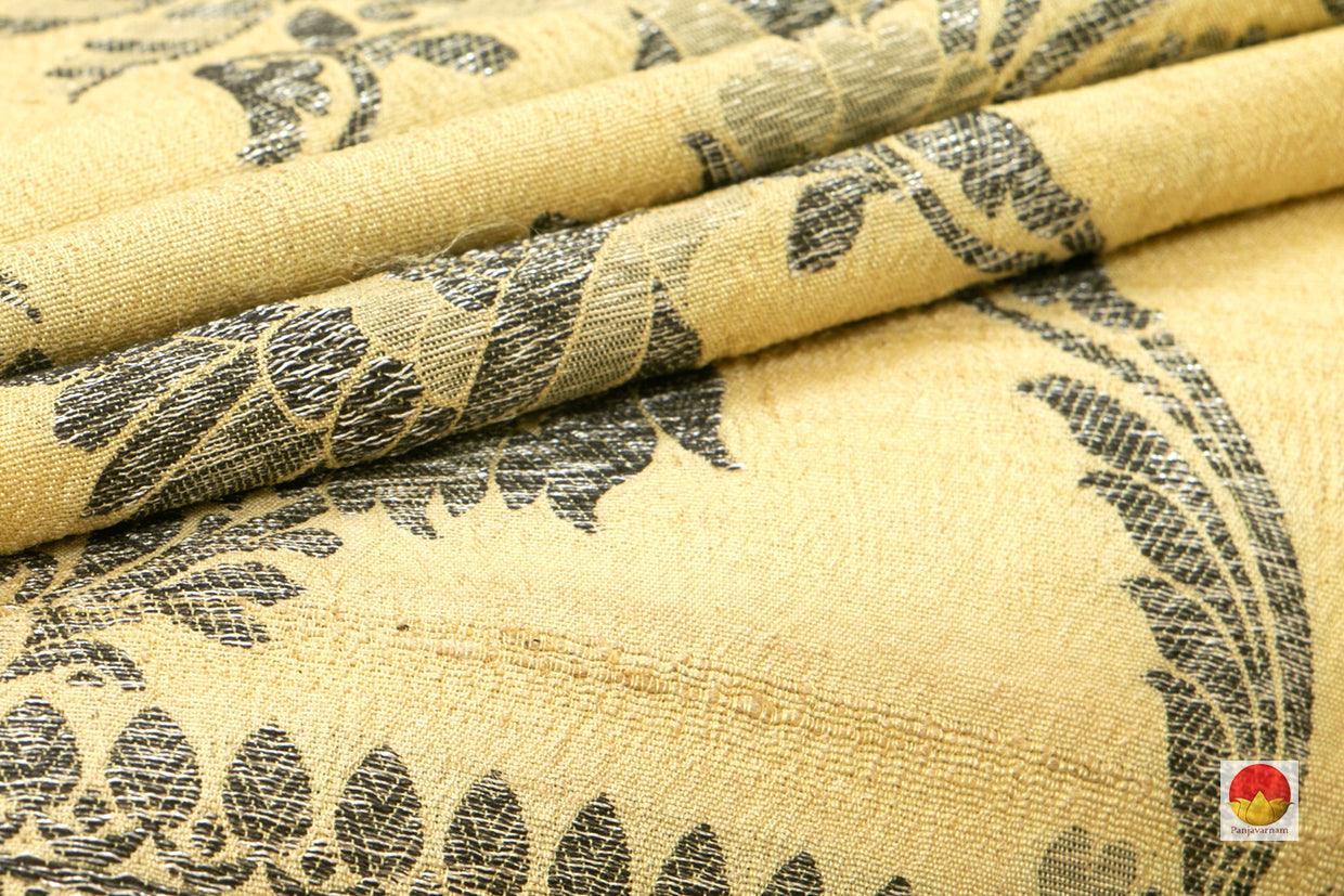 Banarasi Silk Saree - Handwoven Pure Silk - PB 256 - Banarasi Silk - Panjavarnam