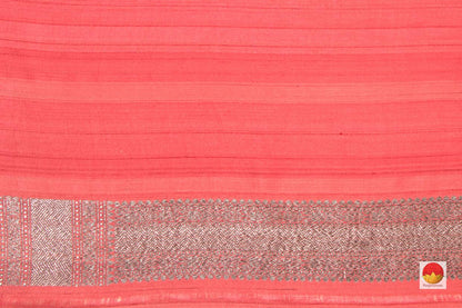 Banarasi Silk Saree - Handwoven Pure Silk - PB 257 - Banarasi Silk - Panjavarnam