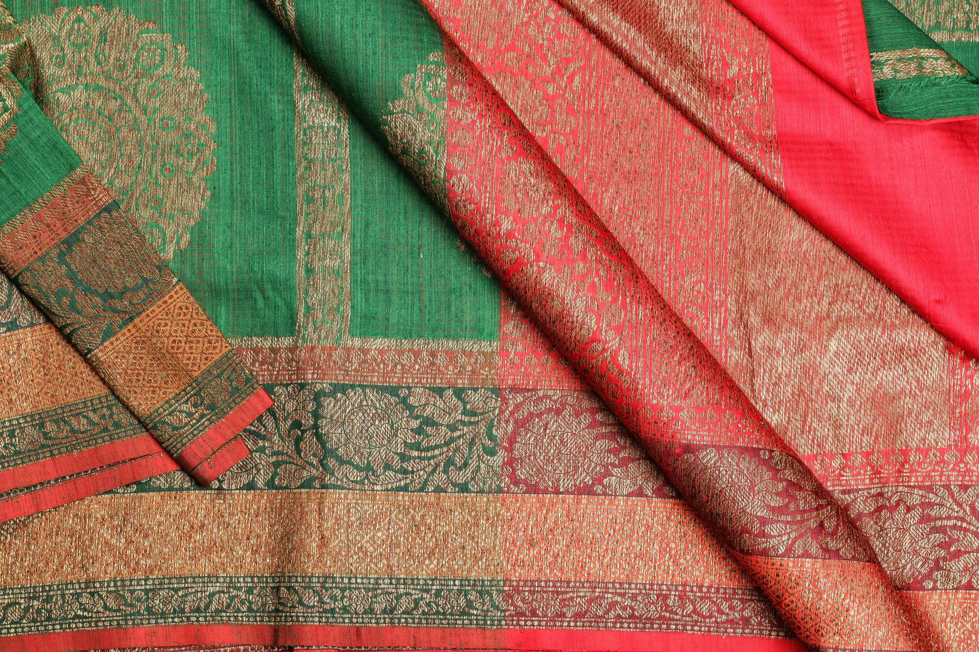 Banarasi Silk Saree - Matka Silk Saree - PM 01 Archives - Matka Silk - Panjavarnam