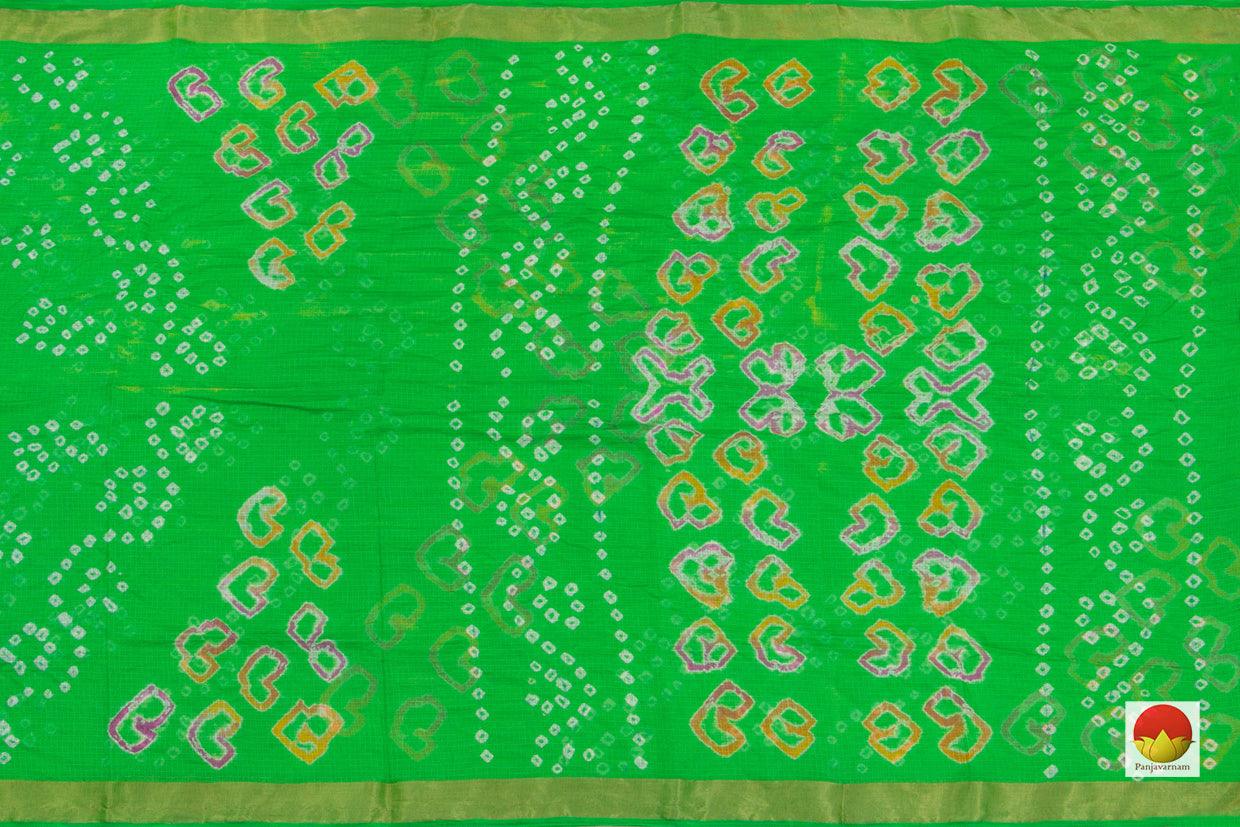 Bandhani Kota Saree - Handwoven - PV RJ 04 - Bandhani Silk - Panjavarnam PV RJ 04