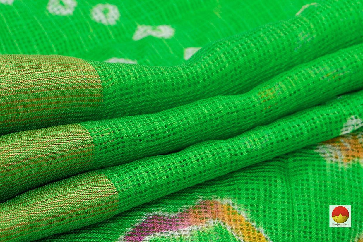 Bandhani Kota Saree - Handwoven - PV RJ 04 - Bandhani Silk - Panjavarnam PV RJ 04