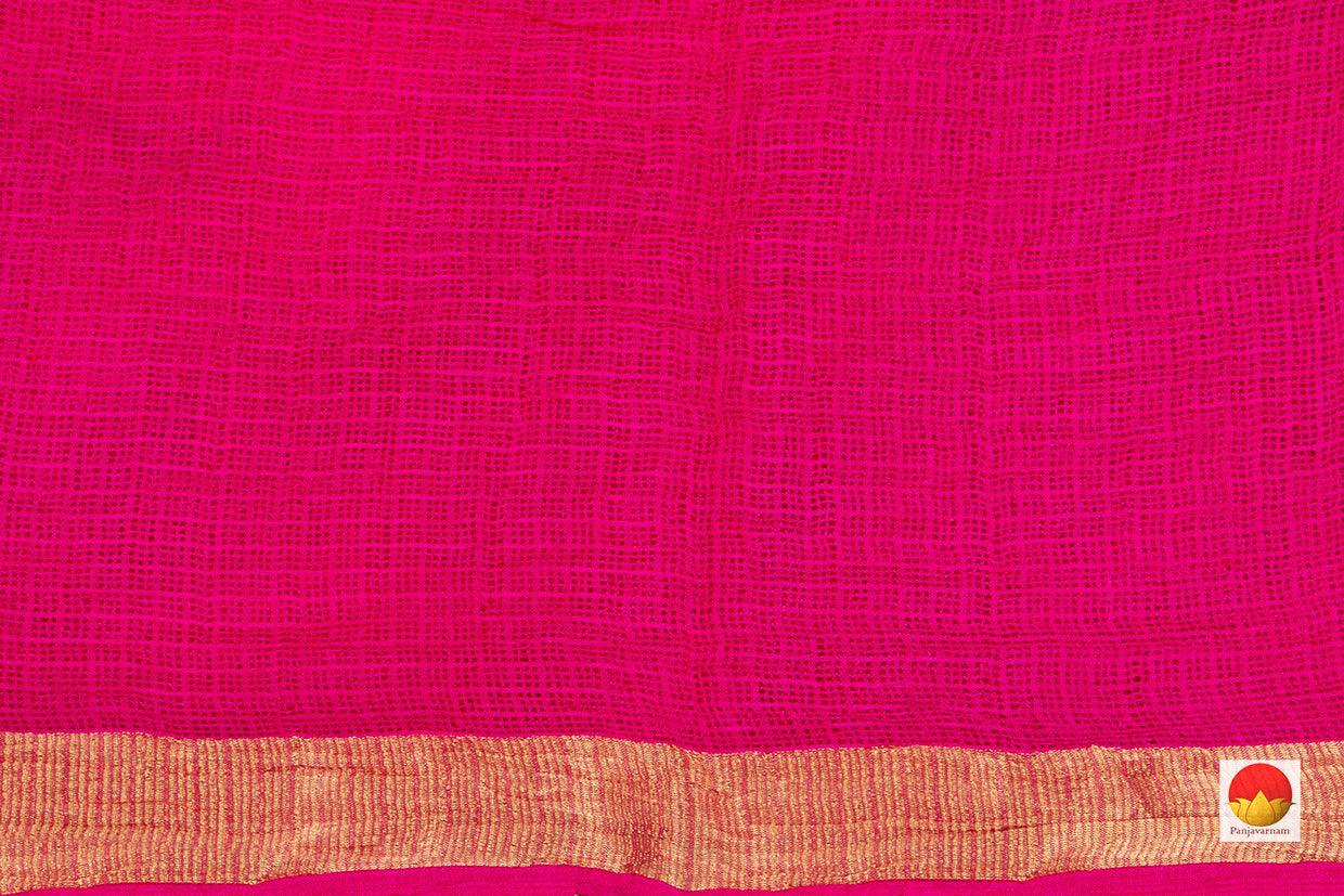 Bandhani Lehariya - Kota Silk Saree - Handwoven - PV RJ 24 - Bandhani Silk - Panjavarnam