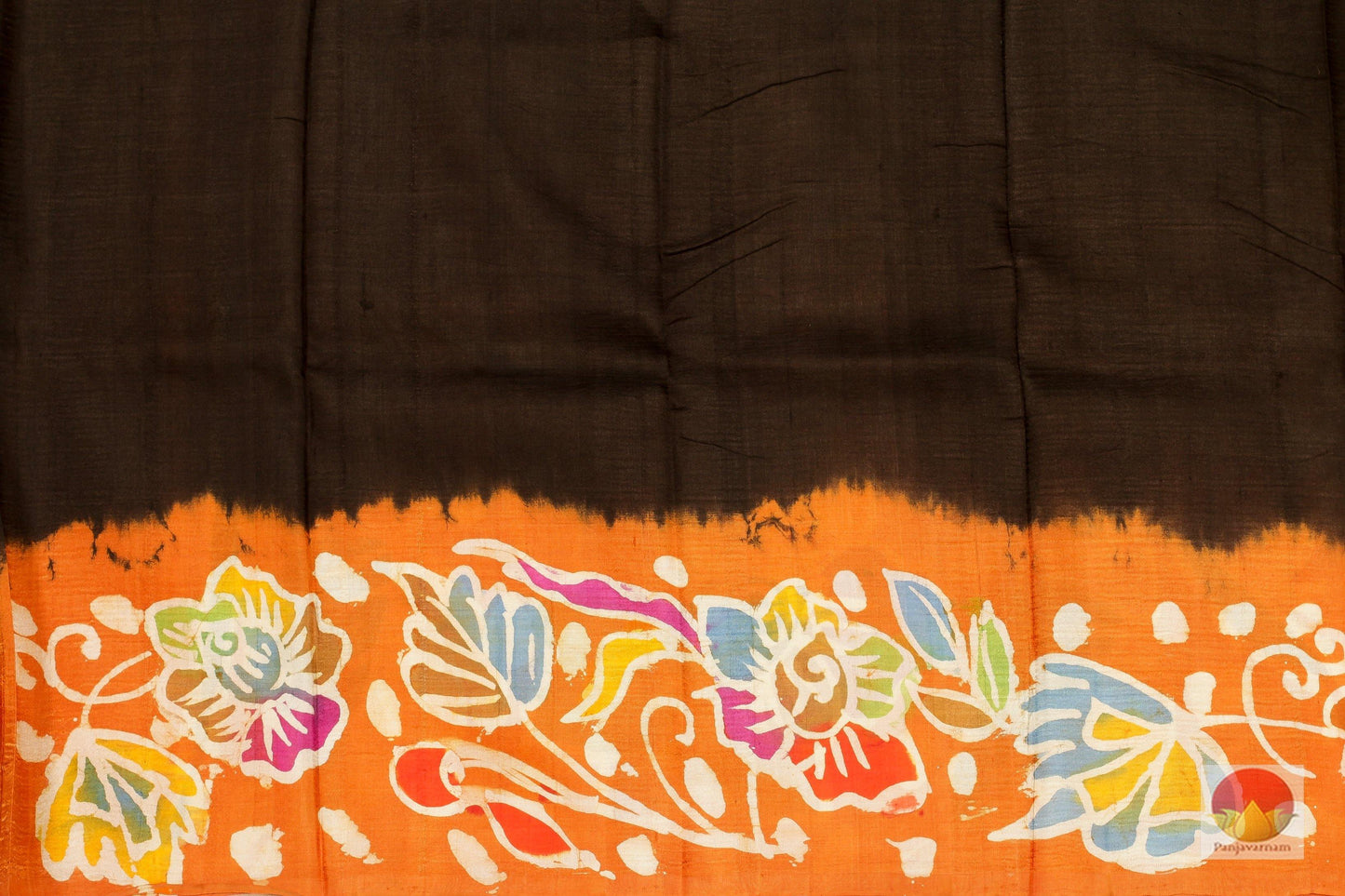 Handpainted Batik Silk Saree - PB 110 Archives - Batik Silk - Panjavarnam