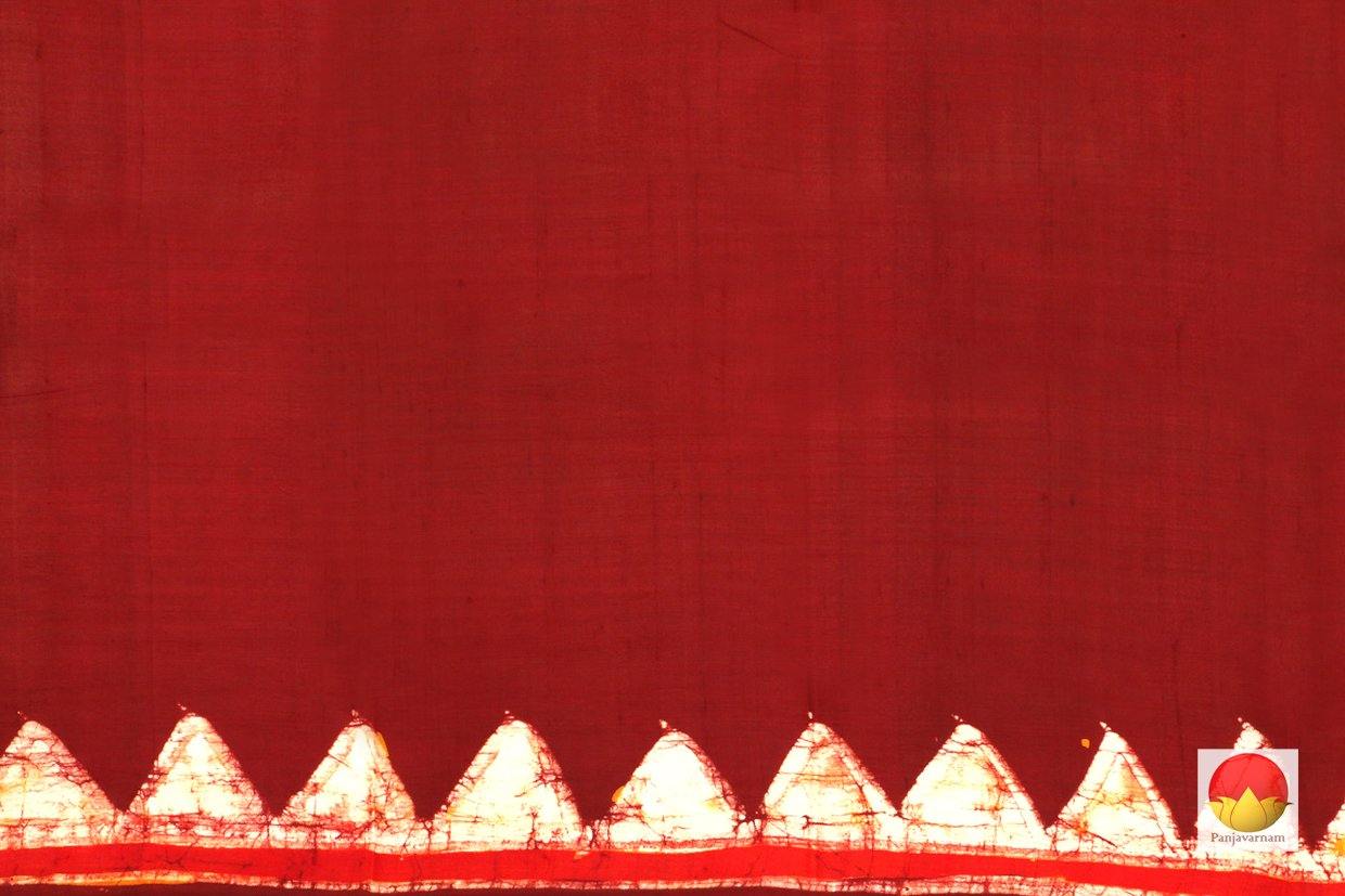 Batik Silk Saree - Handwoven Pure Silk - PB 244 - Archives - Batik Silk - Panjavarnam