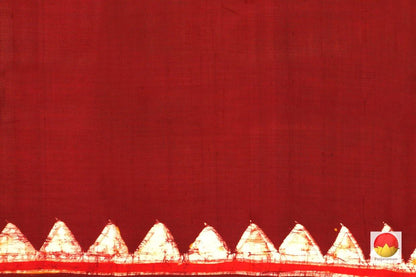 Batik Silk Saree - Handwoven Pure Silk - PB 244 - Archives - Batik Silk - Panjavarnam