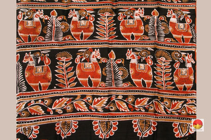 Batik Silk Saree - Handwoven Pure Silk - PB 258 - Archives - Batik Silk - Panjavarnam