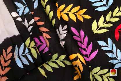 Batik Silk Saree - Handwoven Pure Silk - PB 272 - Batik Silk - Panjavarnam