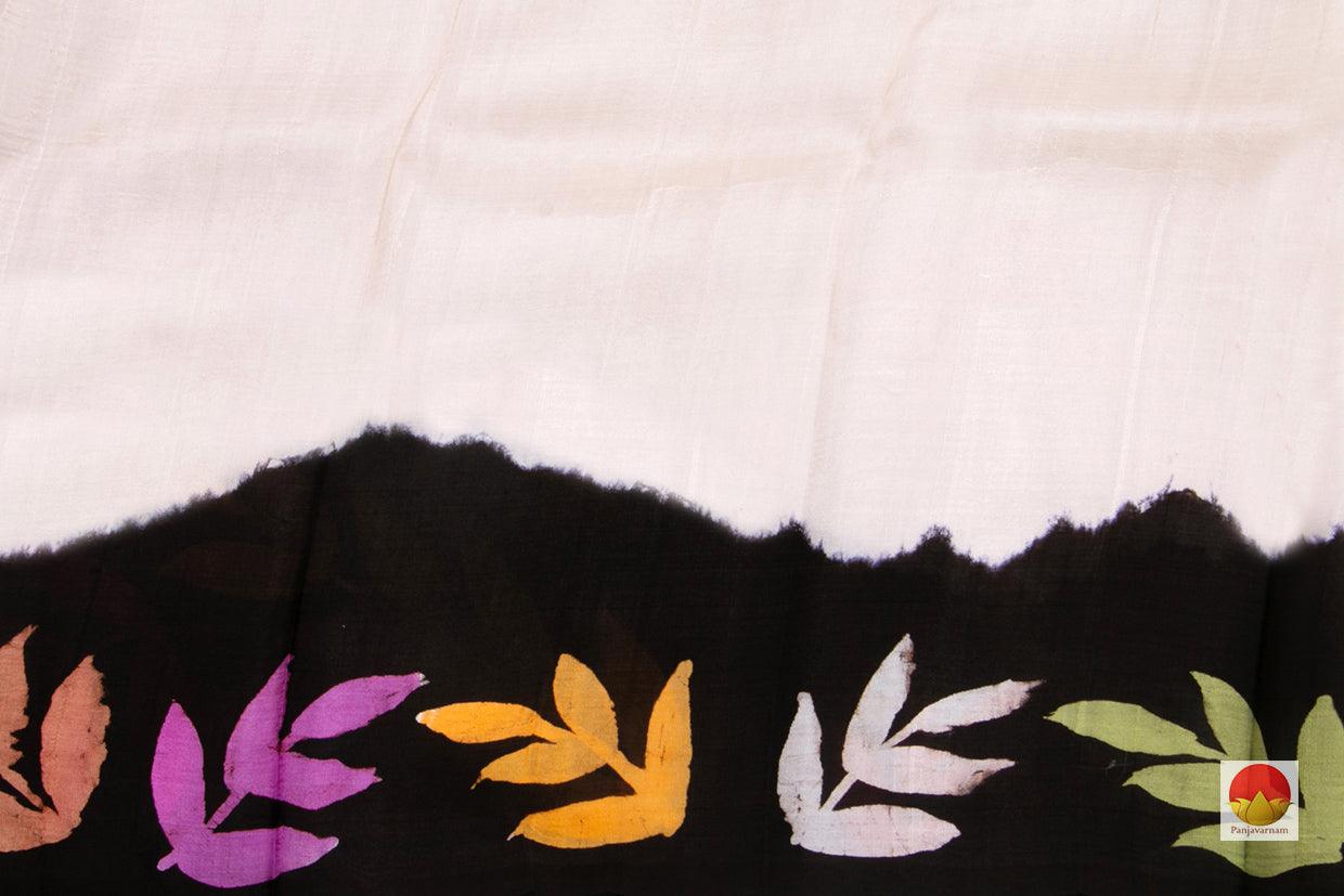 Batik Silk Saree - Handwoven Pure Silk - PB 272 - Batik Silk - Panjavarnam