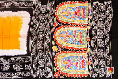 Batik Silk Saree - Handwoven Pure Silk - PB 277 - Batik Silk - Panjavarnam
