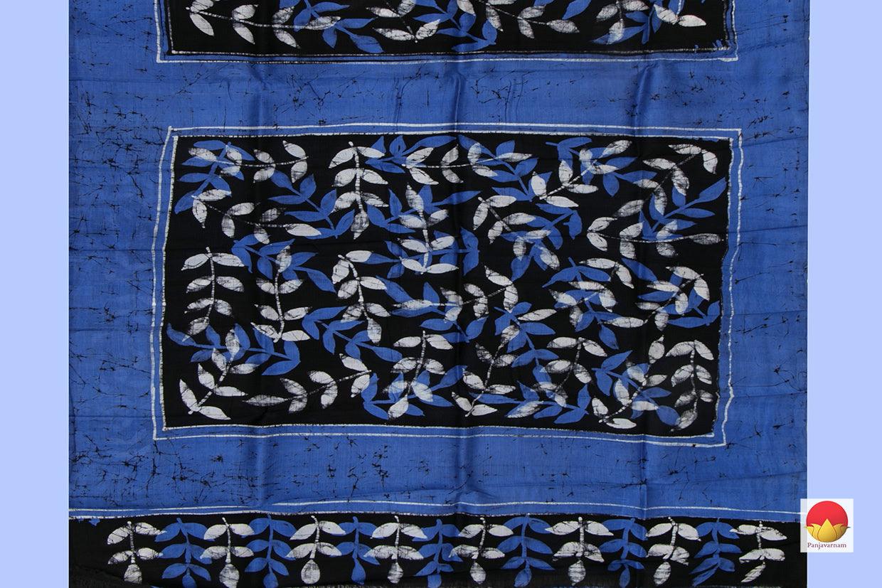 Batik Silk Saree - Handwoven Pure Silk - PB 284 - Batik Silk - Panjavarnam