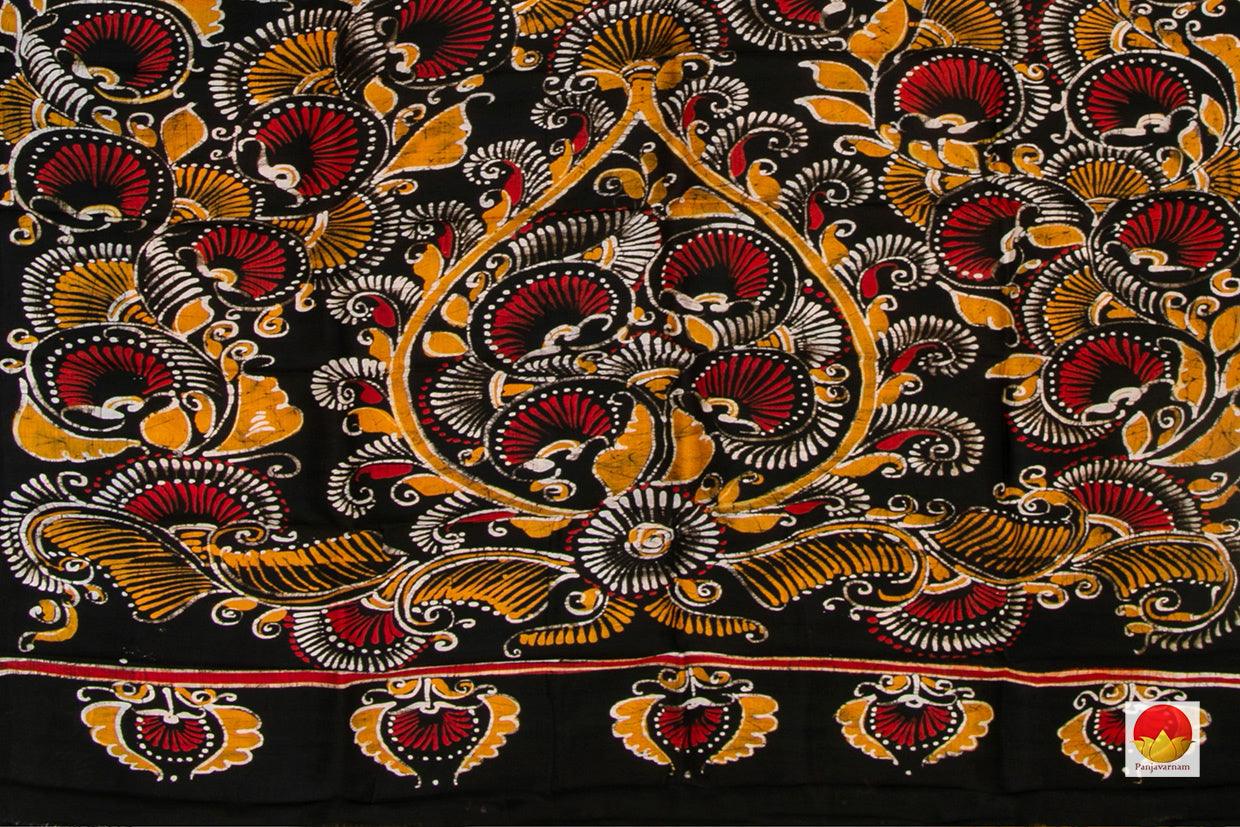 Batik Silk Saree - Handwoven Pure Silk - PB 287 - Batik Silk - Panjavarnam