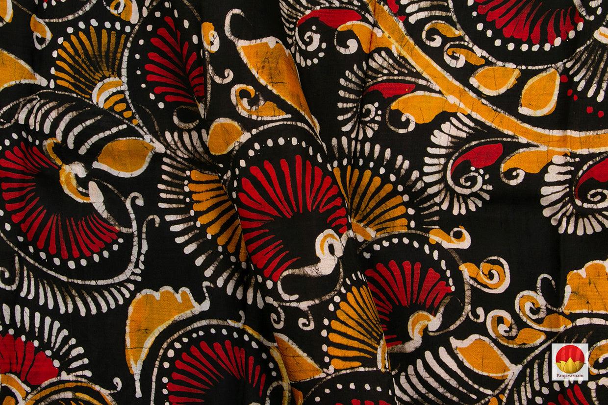 Batik Silk Saree - Handwoven Pure Silk - PB 287 - Batik Silk - Panjavarnam