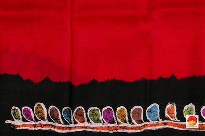 Batik Silk Saree - Handwoven Pure Silk - PB 290 - Saris & Lehengas - Panjavarnam
