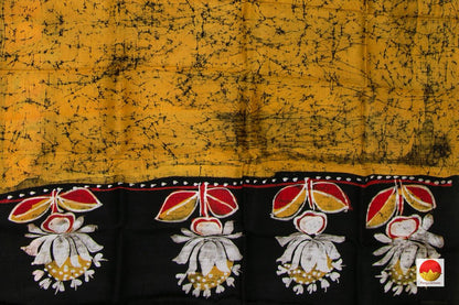 Batik Silk Saree - Handwoven Pure Silk - PB 292 - Saris & Lehengas - Panjavarnam